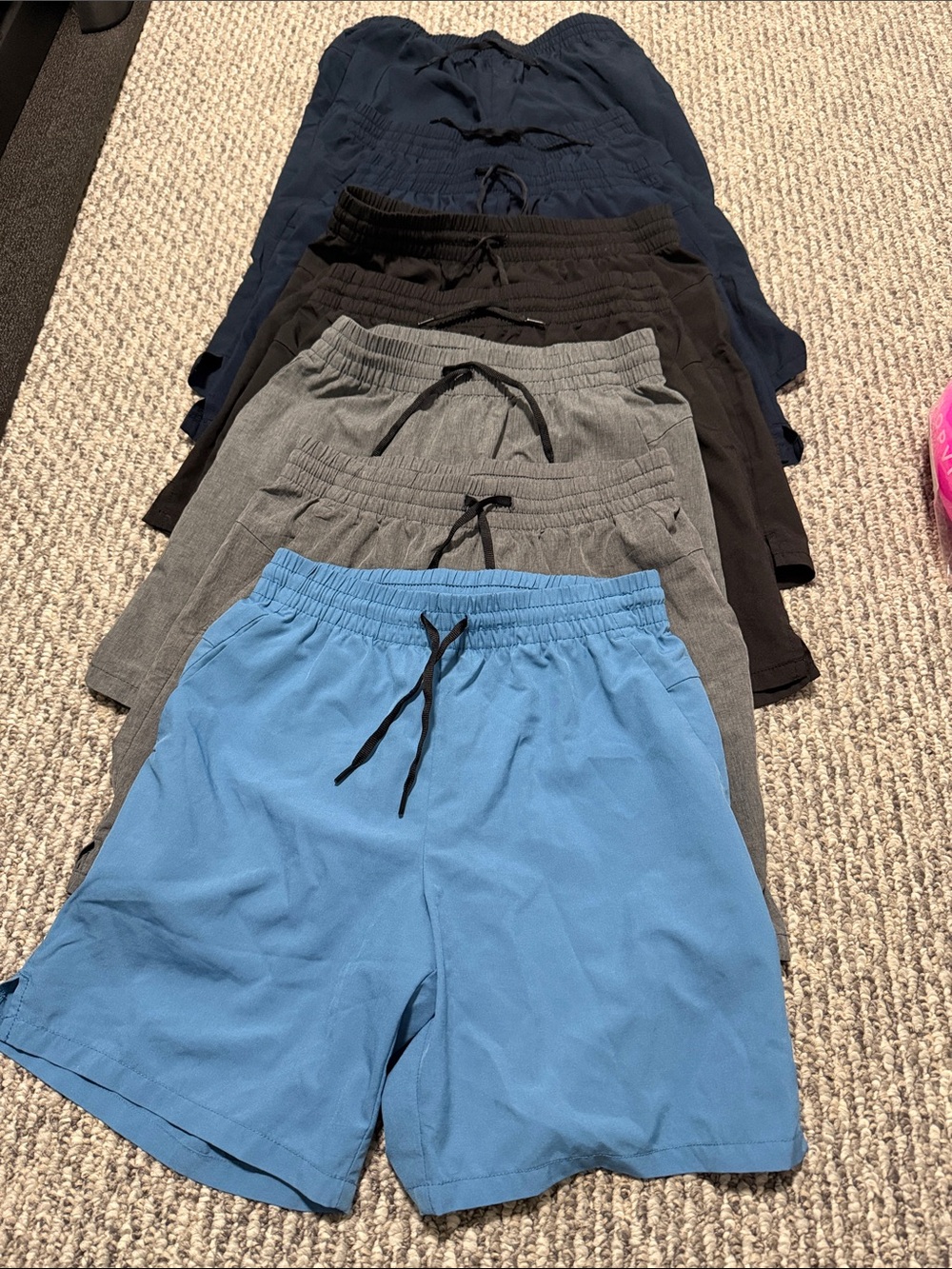 Boy’s Elastic Waist Drawstring Shorts - Blue